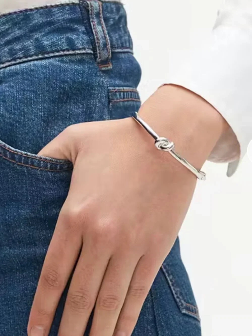 Kate Spade Sailors Knot Silver Bracelet - Picture 2 of 3